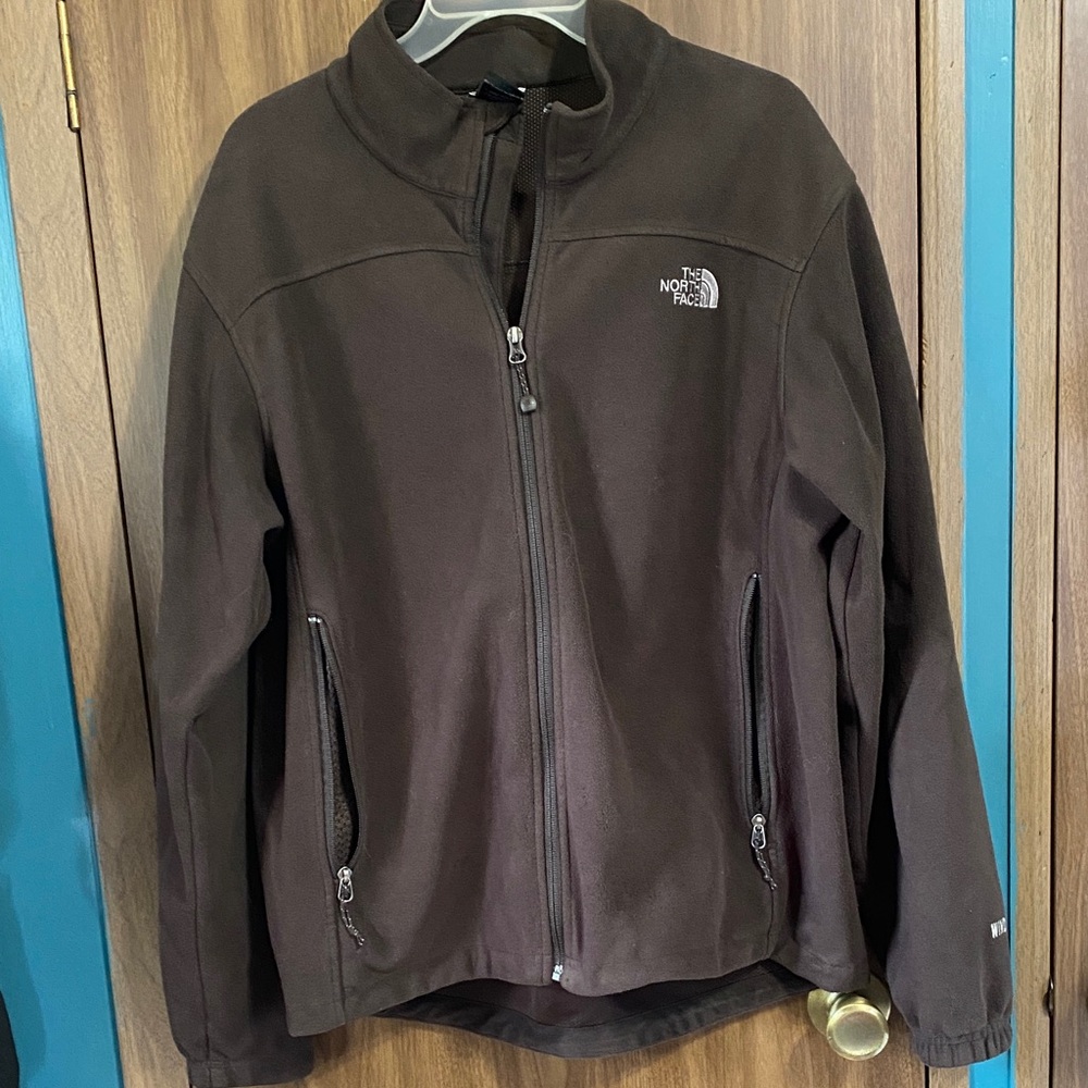 The North Face Dark Brown Zip-Up Jacket EUC